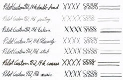 Pilot Custom Heritage 912 Fountain Pen - Black -Office Supply Series Store All Pilot Custom912 14k DB P F W S C M