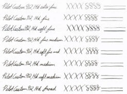 Pilot Custom Heritage 912 Fountain Pen - Black -Office Supply Series Store All Pilot Custom912 14k EF F SF FM SFM M SM B