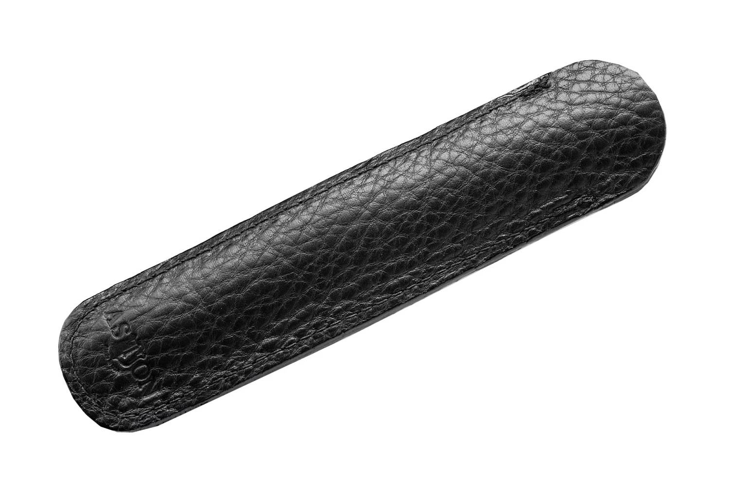 Aston Leather Single Slip Pen Pouch - Black 3 Aston Leather Single Slip Pen Pouch - Black