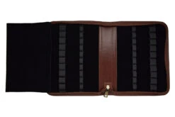 Aston Leather 20 Slot Pen Case - Cognac -Office Supply Series Store AstonLeather 20PenCase Congac OW 3