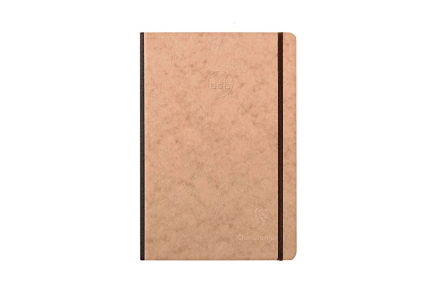 Clairefontaine Basic Clothbound A5 Notebook - Tan, Dot Grid 3 Clairefontaine Basic Clothbound A5 Notebook - Tan, Dot Grid