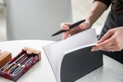 Clairefontaine Basic Clothbound A5 Notebook - Black, Lined -Office Supply Series Store Clairefontaine Basic Clothbound Black 3