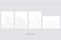 Colorverse Coloring Sheets - Min-Hwa -Office Supply Series Store Colorverse ColoringSheets stock 2