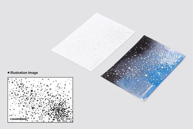 Colorverse Ink Art Cards - Hubble (Size A) 10 Colorverse Ink Art Cards - Hubble (Size A) - Image 8