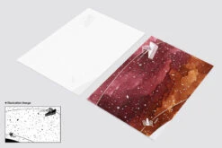 Colorverse Ink Art Cards - Hubble (Size C) -Office Supply Series Store Colorverse HubbleArtCards SizeC stock 12