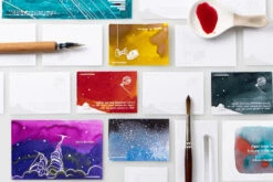 Colorverse Ink Art Cards - Hubble (Size C) -Office Supply Series Store Colorverse HubbleArtCards SizeC stock 9