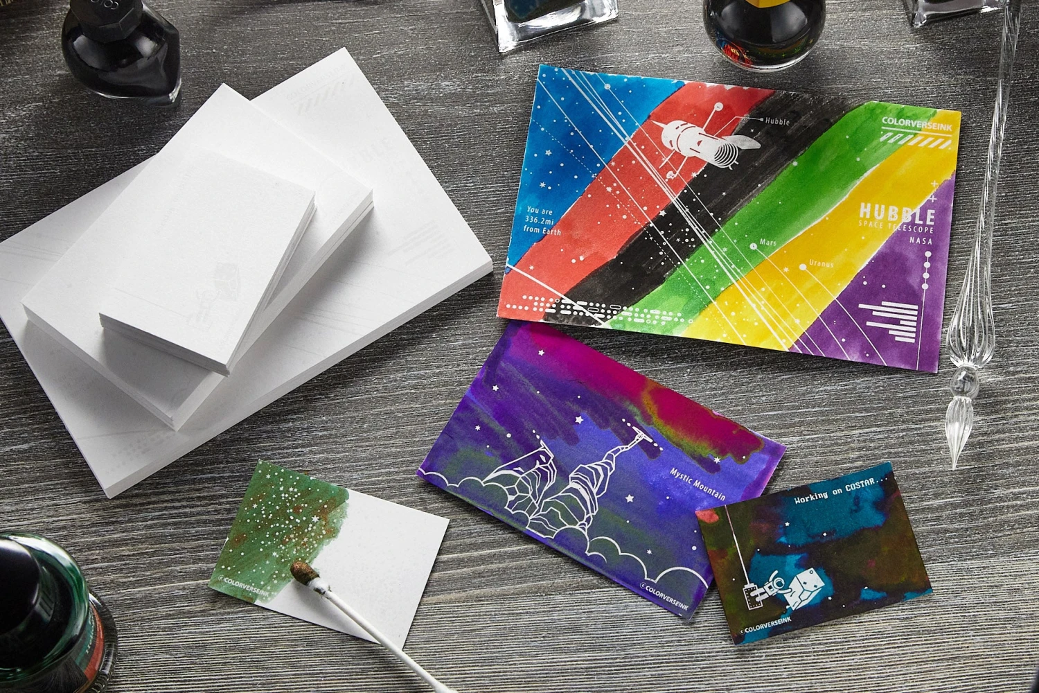 Colorverse Ink Art Cards - Hubble (Size A) 6 Colorverse Ink Art Cards - Hubble (Size A) - Image 4