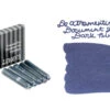 De Atramentis Document Ink Dark Blue - Ink Cartridges -Office Supply Series Store DeAtramentis DocumentInk DarkBlue Cartridges SwabText