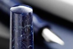 Delta Lapis Blue Celluloid Fountain Pen - Palladium (Limited Edition) -Office Supply Series Store Delta Lapis Blue Celluloid Palladium 7