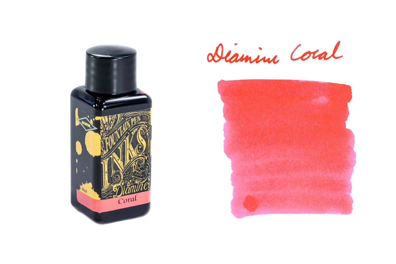 Diamine Coral - 30ml Bottled Ink 3 Diamine Coral - 30ml Bottled Ink