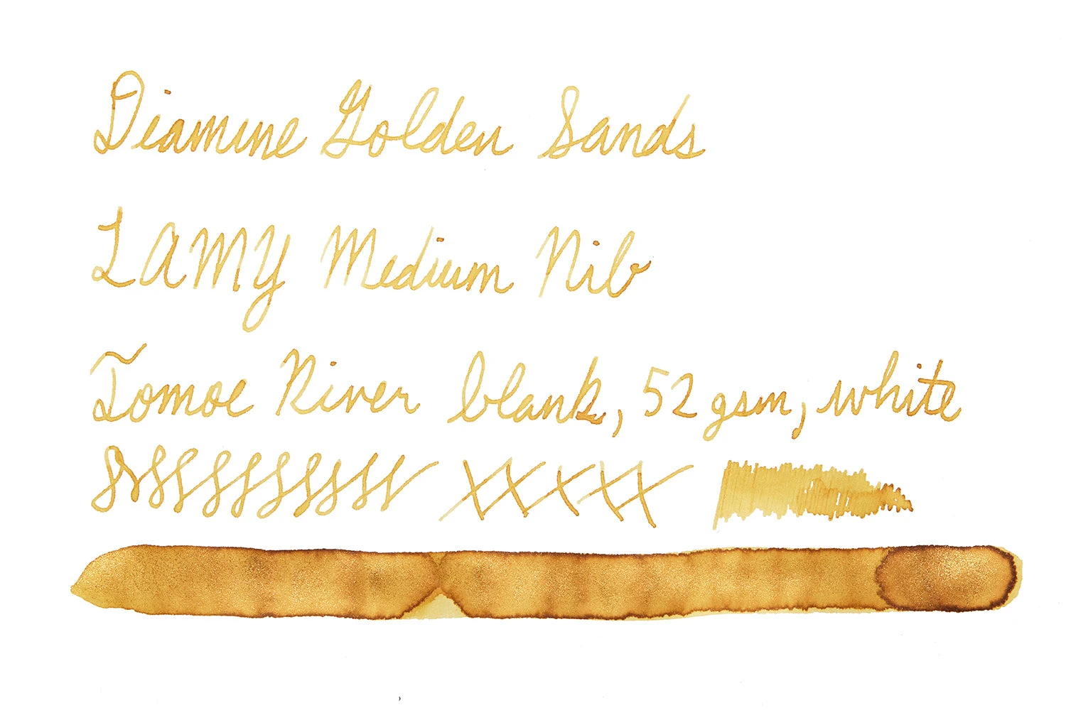 Diamine Golden Sands - 50ml Bottled Ink 10 Diamine Golden Sands - 50ml Bottled Ink - Image 8