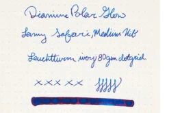 Diamine Polar Glow - 50ml Bottled Ink 23 Diamine Polar Glow - 50ml Bottled Ink -Office Supply Series Store Diamine InkReview PolarGlow Leuchtturm 80gsm