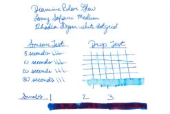 Diamine Polar Glow - 50ml Bottled Ink 21 Diamine Polar Glow - 50ml Bottled Ink -Office Supply Series Store Diamine InkReview PolarGlow Rhodia 80gsm