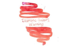 Diamine Sailor's Warning - 50ml Bottled Ink -Office Supply Series Store Diamine InkReview SailorsWarning 3