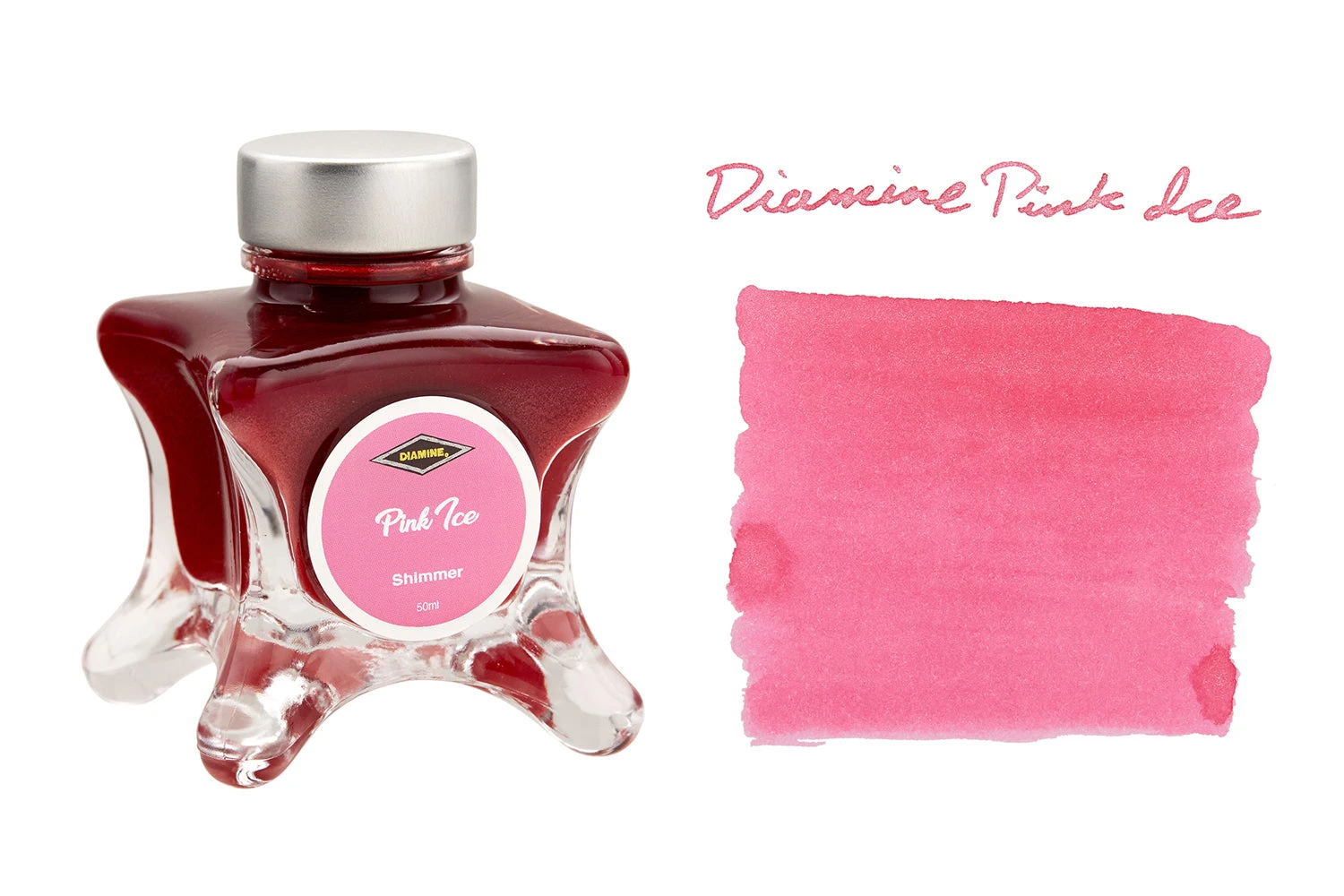 Diamine Pink Ice - 50ml Bottled Ink 3 Diamine Pink Ice - 50ml Bottled Ink