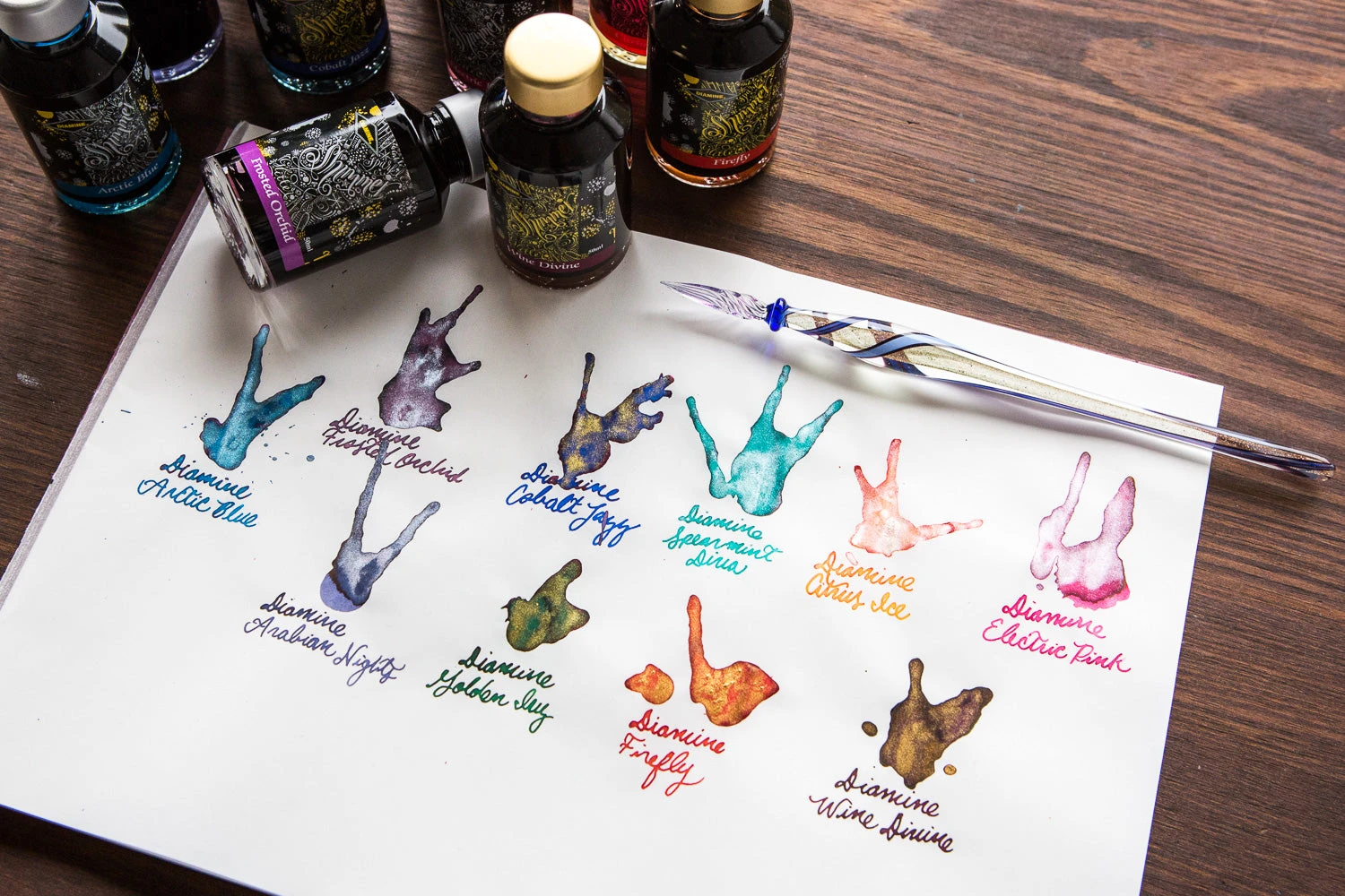 Diamine Firefly - 50ml Bottled Ink 7 Diamine Firefly - 50ml Bottled Ink - Image 5