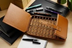 Esterbrook Twelve Pen Nook - British Tan -Office Supply Series Store Esterbrook 12 PenNook BritishTan 2