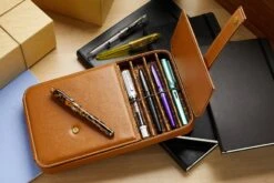 Esterbrook Twelve Pen Nook - British Tan -Office Supply Series Store Esterbrook 12 PenNook BritishTan 3