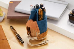 Esterbrook 2GO Pen Cup - Tan -Office Supply Series Store Esterbrook 2GOCUP BritishTan 2