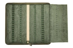 Esterbrook 40 Pen Zipper Canvas Pen Case - Army Green -Office Supply Series Store Esterbrook 40PenCase Canvas Green OW 3