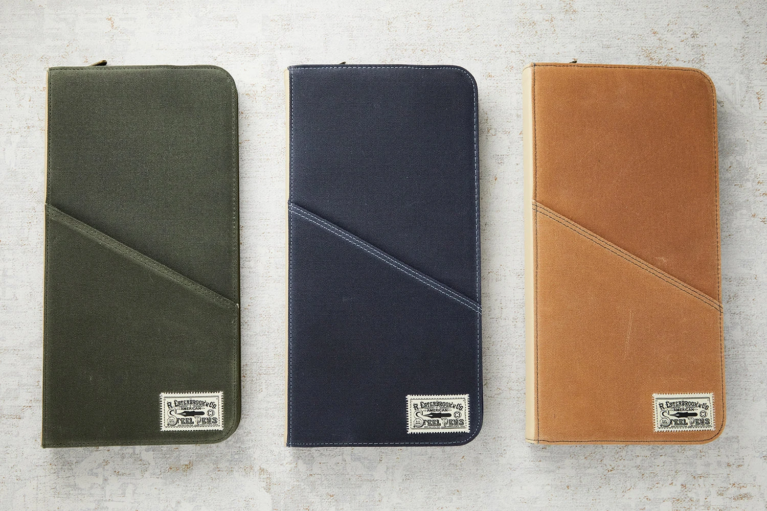 Esterbrook 40 Pen Zipper Canvas Pen Case - Navy 6 Esterbrook 40 Pen Zipper Canvas Pen Case - Navy - Image 4