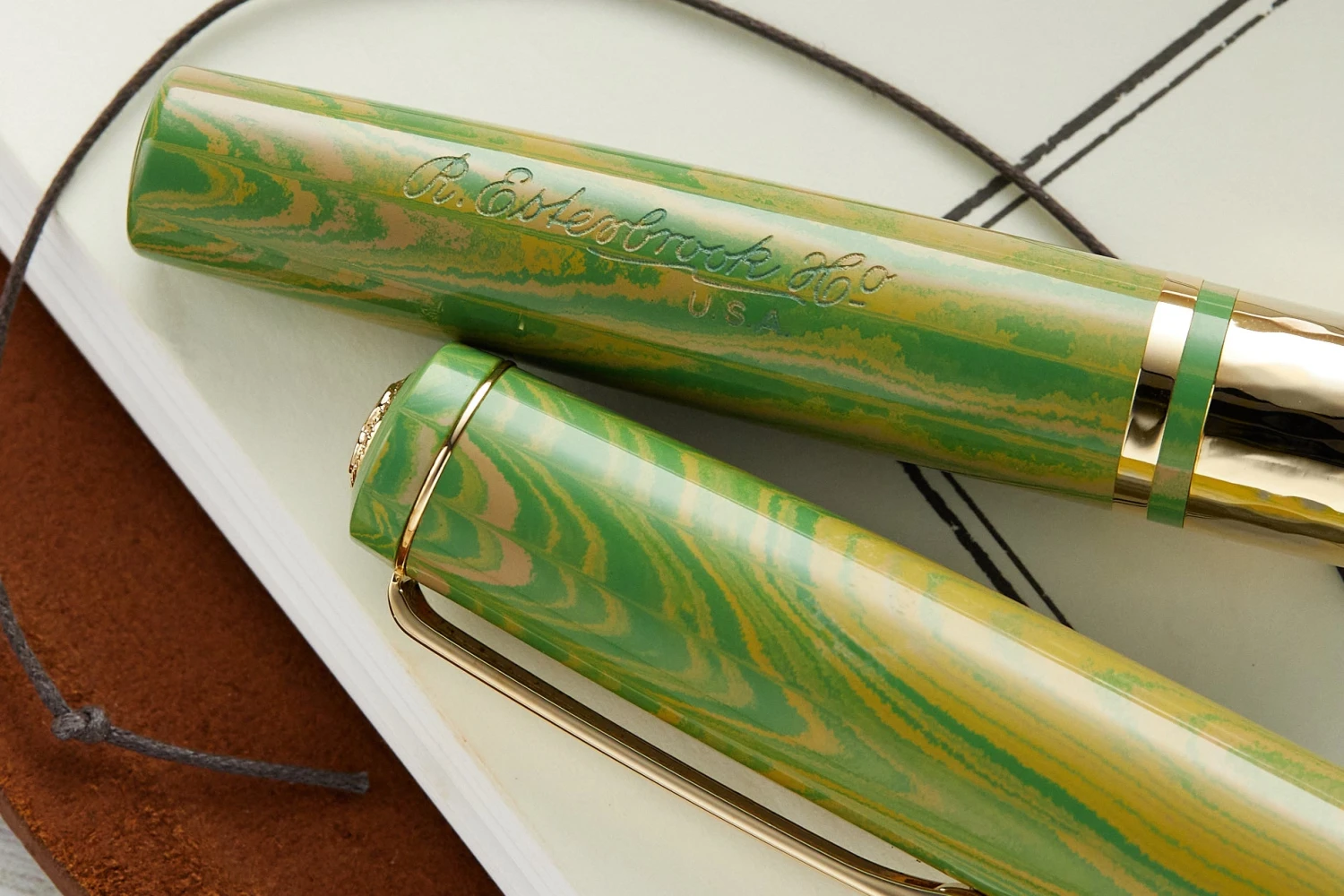Esterbrook Model J Fountain Pen - Lotus Green 13 Esterbrook Model J Fountain Pen - Lotus Green - Image 11