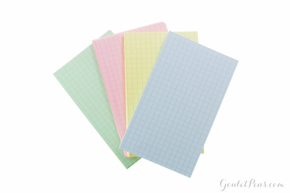 Exacompta Pastel Index Cards (3 X 5) - Graph 4 Exacompta Pastel Index Cards (3 X 5) - Graph - Image 2