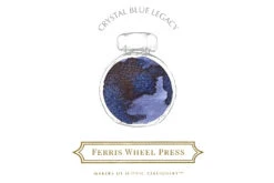 Ferris Wheel Press Crystal Blue Legacy - 38ml Bottled Ink (2024 LE) -Office Supply Series Store FerrisWheelPress CrystalBlue stock 2
