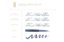 Ferris Wheel Press Crystal Blue Legacy - 38ml Bottled Ink (2024 LE) -Office Supply Series Store FerrisWheelPress CrystalBlue stock 4