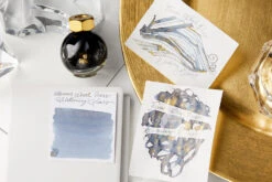 Ferris Wheel Press Glistening Glass - 20ml Bottled Ink -Office Supply Series Store FerrisWheelPress GlisteningGlass InkReview 2