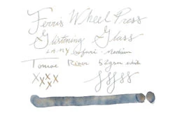 Ferris Wheel Press Glistening Glass - 20ml Bottled Ink -Office Supply Series Store FerrisWheelPress GlisteningGlass InkReview TomoeRiver 52g 1