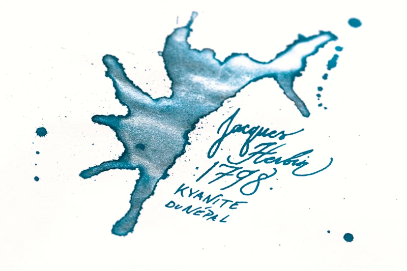 Jacques Herbin 1798 Kyanite Du Nepal - Ink Sample 3 Jacques Herbin 1798 Kyanite Du Nepal - Ink Sample - Image 2