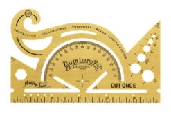 Galen Leather Brass Protractor And Combined Tool