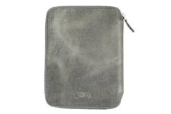 Galen Leather Zippered A5 Notebook Folio - Crazy Horse Smoky 17 Galen Leather Zippered A5 Notebook Folio - Crazy Horse Smoky -Office Supply Series Store GalenLeather A5Folio CHSmoky OW 3