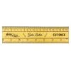 Galen Leather Brass Ruler -Office Supply Series Store GalenLeather BrassRuler ow