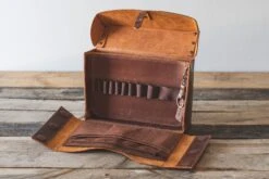 Galen Leather Writer's Medic Bag - Crazy Horse Tan -Office Supply Series Store GalenLeather MedicBag CrazyHorseTan 1