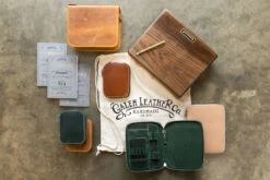 Galen Leather Zippered A5 Notebook Folio - Crazy Horse Forest Green -Office Supply Series Store GalenLeather NotebookFolio A5 CrazyHorseGreen 4