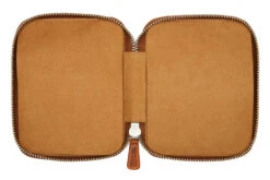 Galen Leather Zippered 10 Slot Pen Case - Crazy Horse Brown -Office Supply Series Store GalenLeather PenCase 10Slot CrazyHorseBrown OW 3