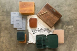 Galen Leather Zippered 10 Slot Pen Case - Crazy Horse Forest Green -Office Supply Series Store GalenLeather PenCase 10Slot CrazyHorseGreen 3