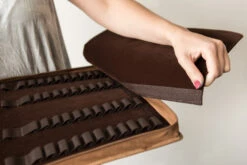 Girologio 48 Pen Case - Saddle 12 Girologio 48 Pen Case - Saddle -Office Supply Series Store Girologio PenCase 48Slot SaddleBrown 4