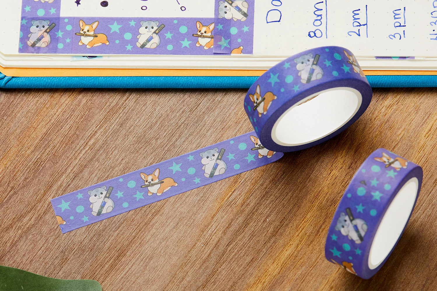 Goulet Washi Tape - Corgi & Hamster 3 Goulet Washi Tape - Corgi & Hamster