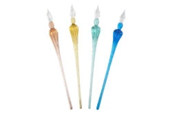 Herbin Round Glass Dip Pen - Blue -Office Supply Series Store Herbin JH GlassDipPen Group OW 1