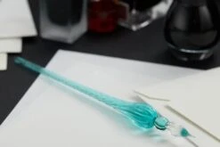Herbin Round Glass Dip Pen - Green 10 Herbin Round Glass Dip Pen - Green -Office Supply Series Store Herbin RoundGlassDipPen Turquoise 2