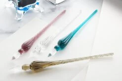 Herbin Round Glass Dip Pen - Turquoise -Office Supply Series Store Herbin RoundGlassPens Clear Black Turquoise Violet group 1 1445bbb4 bcc4 4545 8487 bbdb7ac1a256