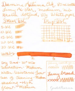 Diamine Autumn Oak - 30ml Bottled Ink -Office Supply Series Store InkReview Diamine AutumnOak 1 bec04efa 5d7d 4c63 80ce 3c292d8db6f0