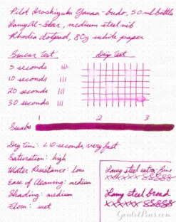 Pilot Iroshizuku Yama-budo - 50ml Bottled Ink -Office Supply Series Store InkReview PilotIroshizuku YamaBudo 2 464c7d84 6de0 4ba2 82ec a1835b8d1ebd