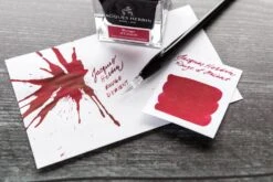 Jacques Herbin Rouge D'Orient - 50ml Bottled Ink -Office Supply Series Store JacquesHerbin Ink 50ml RougeDOrient 2