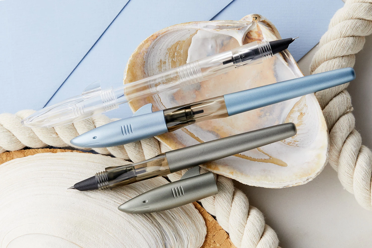 Jinhao 993 Shark Fountain Pen - Matte Blue 11 Jinhao 993 Shark Fountain Pen - Matte Blue - Image 9