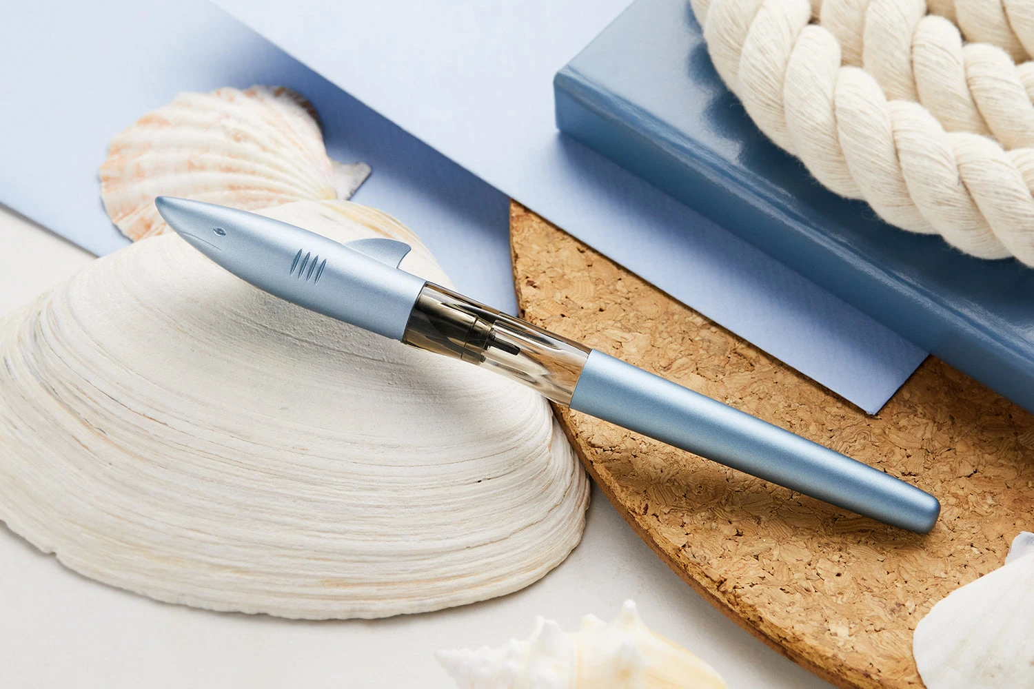 Jinhao 993 Shark Fountain Pen - Matte Blue 9 Jinhao 993 Shark Fountain Pen - Matte Blue - Image 7