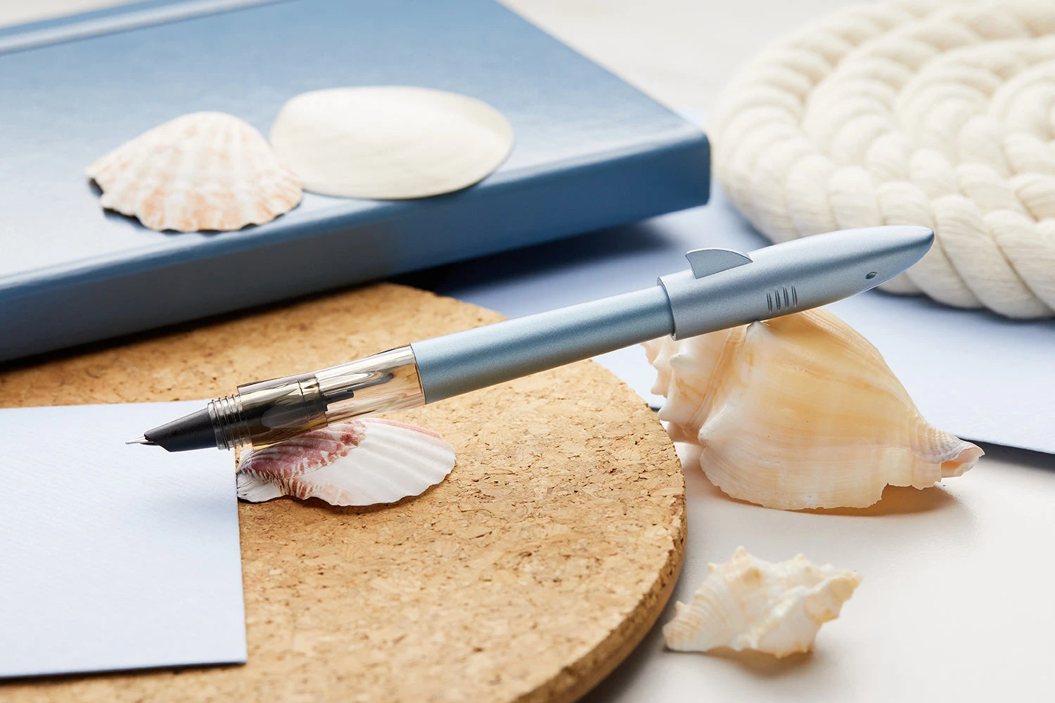 Jinhao 993 Shark Fountain Pen - Matte Blue 8 Jinhao 993 Shark Fountain Pen - Matte Blue - Image 6